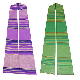 Estolas: Estola 100% pura lana doble hilo Tasmania rayados