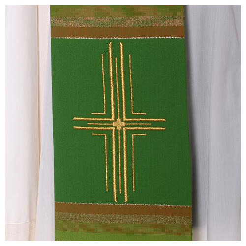 Stola Kreuz und Weizenähre aus Polyester 2