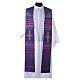 Clerical Stole in 100% pure Tasmanian wool, twisted yarn and embroidery s7