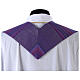 Clerical Stole in 100% pure Tasmanian wool, twisted yarn and embroidery s9