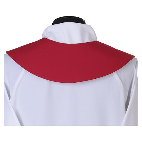 Stole in 100% polyester with ear of wheat embroidery 13