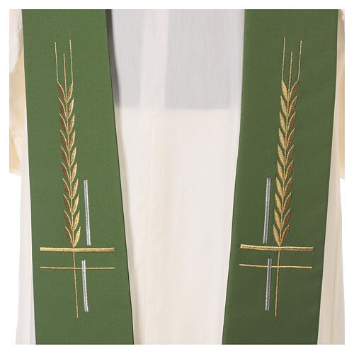 Etole motif brodé croix épi 100% polyester 6