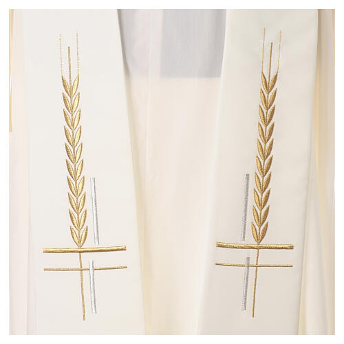 Etole motif brodé croix épi 100% polyester 8