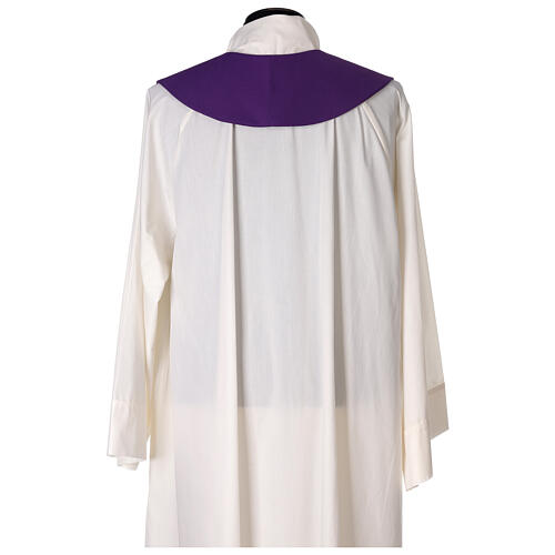 Clergy Stole in 100% polyester with ear of wheat embroidery 4