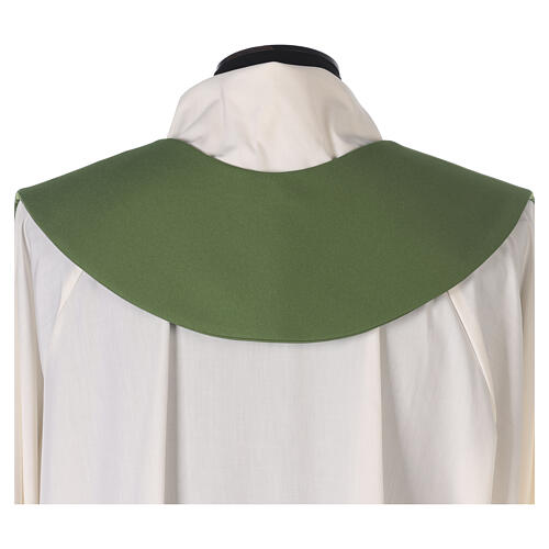 Clergy Stole in 100% polyester with ear of wheat embroidery 12