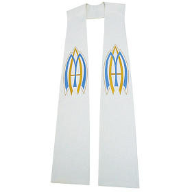 Priesterstolen: Marienstola aus Polyester Priesterstolen: Marienstola aus Polyester