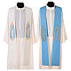 Clergy Stole in 100% polyester with Marian embroidery s1