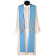 Clergy Stole in 100% polyester with Marian embroidery s3
