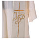 Stole in 100% polyester with IHS and cross s2
