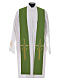 Stole in 100% polyester with IHS, cross and ears of wheat s6