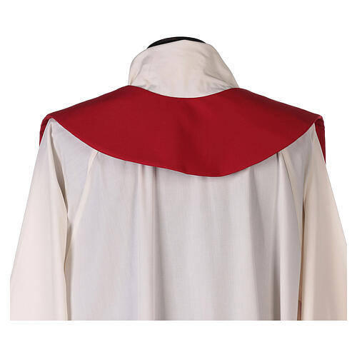 Stole in 100% polyester with cross and ear of wheat 7