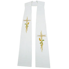 Estolas: Estola 100% poliéster cruz y espiga entrelazada