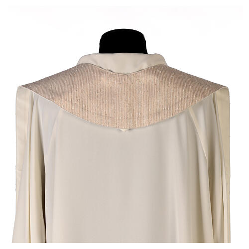 Clergy Stole in 100% pure shantung silk, with cross 5