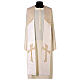 Clergy Stole in 100% pure shantung silk, with cross s1