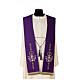 Gothic stole in polyester, embroidered s1