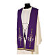 Gothic stole in polyester, embroidered s3