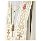 Gothic Clerical Stole in pure silk with twisted yarn s5