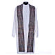 Franciscan Clergy Stole in 55% silk and 45% viscose s1