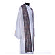 Franciscan Clergy Stole in 55% silk and 45% viscose s2