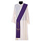 Deacon stole in polyester with fish embroidery s7