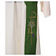 Deacon Stole in polyester with chalice, host and grapes s2
