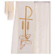 Etole pour diacre 100% polyester pains et poissons, Chi-Rho s4