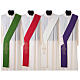 Diaconal stole in polyester with cross s1