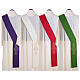 Diaconal stole in polyester with cross s7