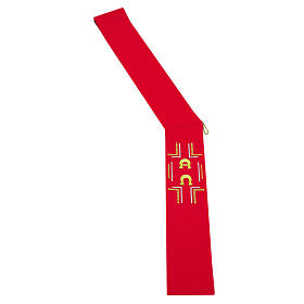 Stole: Stola diaconale 100% poliestere alfa e omega Stole: Stola diaconale 100% poliestere alfa e omega