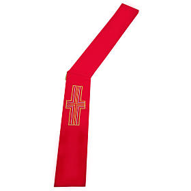 Stole: Stola diaconale 100% poliestere alfa e omega Stole: Stola diaconale 100% poliestere alfa e omega