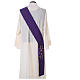 Deacon Stole in polyester with Alpha and Omega s7