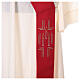 Deacon Stole in polyester with candles embroidery s4