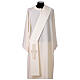 Deacon Stole in polyester with candles embroidery s1