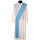 Diaconal stole in polyester with Marian symbol s6