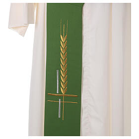 Stola da diacono 100% poliestere croce spiga