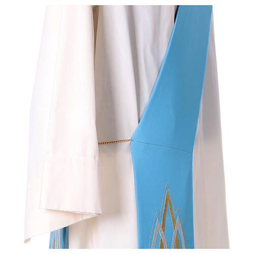 Diaconal Marian stole in polyester 2
