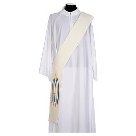 Stole: Stola da diacono mariana 100% poliestere Stole: Stola da diacono mariana 100% poliestere