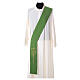 Deacon Stole in polyester with IHS and cross symbols s3