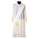 Deacon Stole in polyester with IHS and cross symbols s5