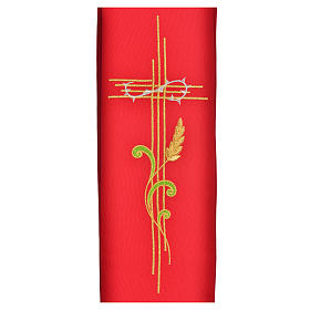 Stole: Stola da diacono 100% poliestere spiga e croce Stole: Stola da diacono 100% poliestere spiga e croce