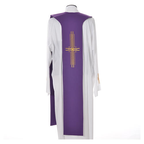 Tristola mit Kreuz Laterne und Weizenähre aus Polyester 4