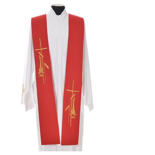 Tristola mit Kreuz Laterne und Weizenähre aus Polyester 7