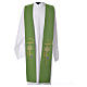 Liturgical Tristole in polyester with chalice, host, grapes and Chi-rho sym s6