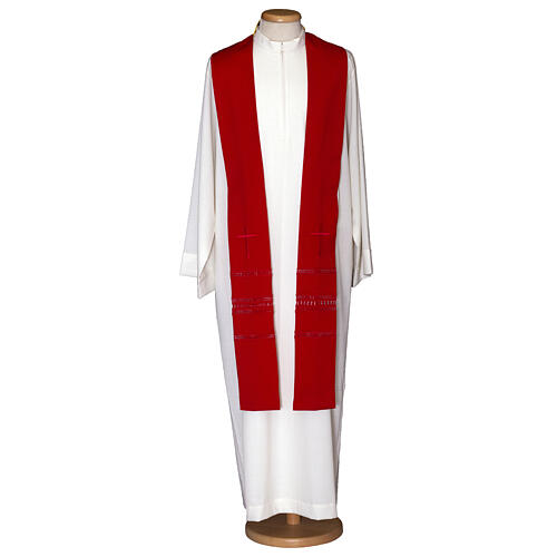 Étole Pure Laine Avec Broderie Plumes Dorées - Marque 'Délicatement Doux' - Neuf Avec étiquettes
