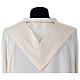Clergy Stole in pure wool with cross and gigliuccio hemstitch Gamma s9