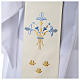 Marian stole in polyester with lilies Gamma s3