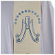 Marian Clergy Stole in polyester with lilies Gamma s2