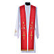 Priest Stole in polyester with cross embroidery Gamma s2
