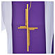 Priest Stole in polyester with cross embroidery Gamma s6