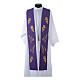 Clerical Stole 80% polyester 20% wool with grapes decoration s5